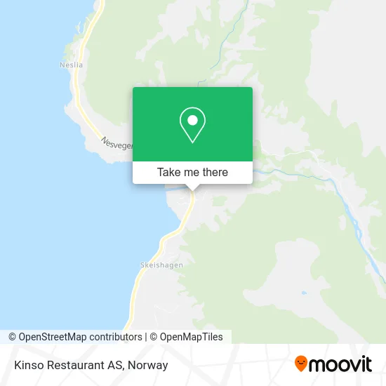 Kinso Restaurant AS map
