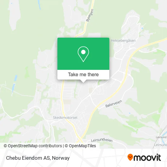 Chebu Eiendom AS map