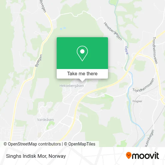 Singhs Indisk Mor map