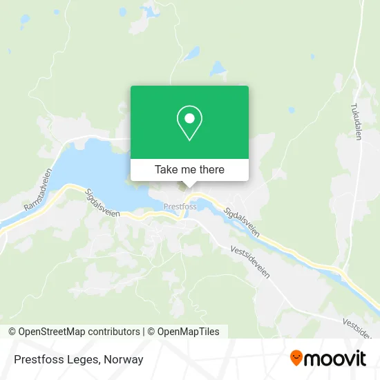 Prestfoss Leges map