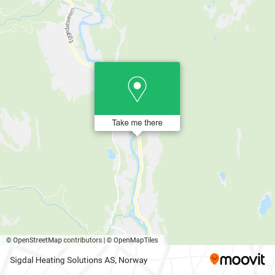 Sigdal Heating Solutions AS map