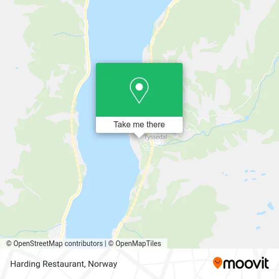 Harding Restaurant map