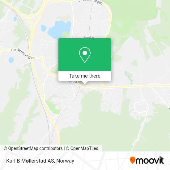 Karl B Møllerstad AS map