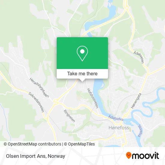 Olsen Import Ans map