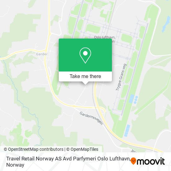 Travel Retail Norway AS Avd Parfymeri Oslo Lufthavn map