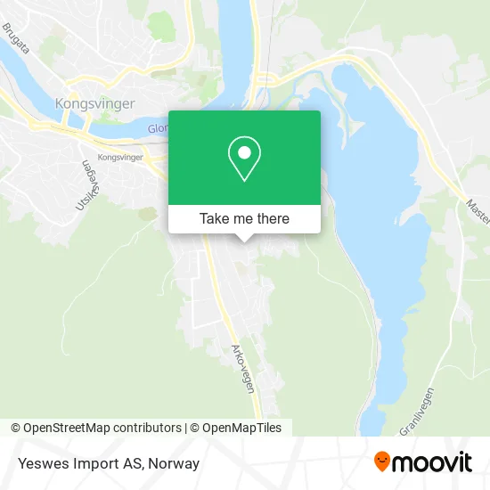 Yeswes Import AS map