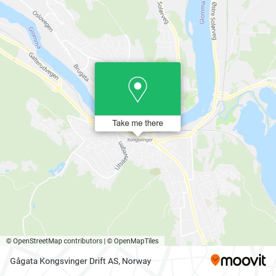 Gågata Kongsvinger Drift AS map