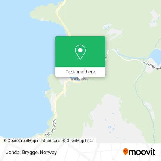 Jondal Brygge map