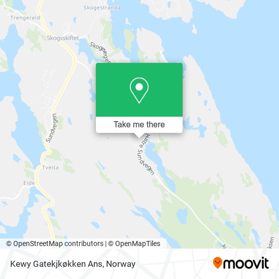 Kewy Gatekjkøkken Ans map