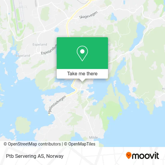 Ptb Servering AS map