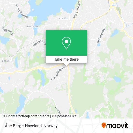Åse Berge-Haveland map