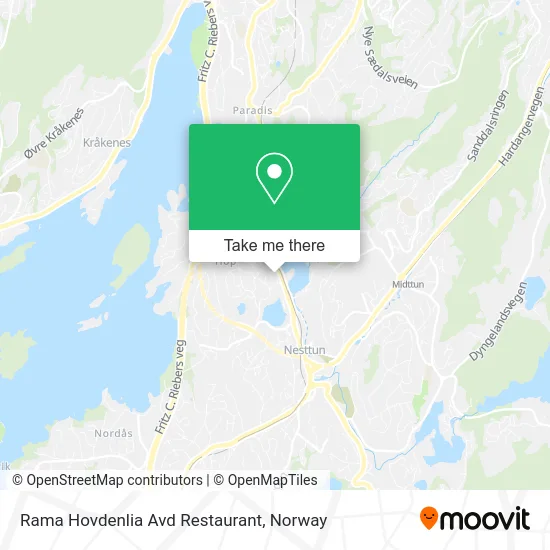 Rama Hovdenlia Avd Restaurant map