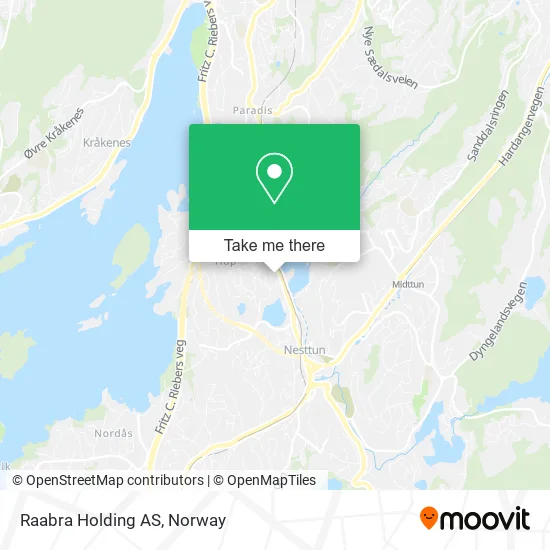 Raabra Holding AS map