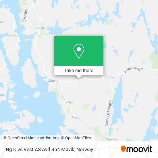 Ng Kiwi Vest AS Avd 854 Møvik map