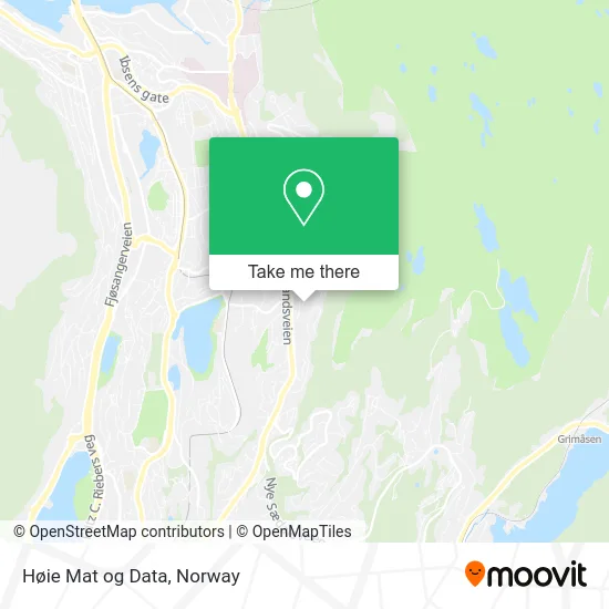 Høie Mat og Data map