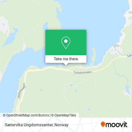Sætervika Ungdomssenter map