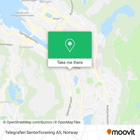 Telegrafen Senterforening AS map