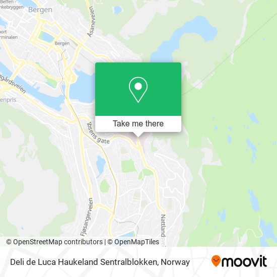 Deli de Luca Haukeland Sentralblokken map