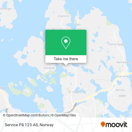 Service På 123 AS map