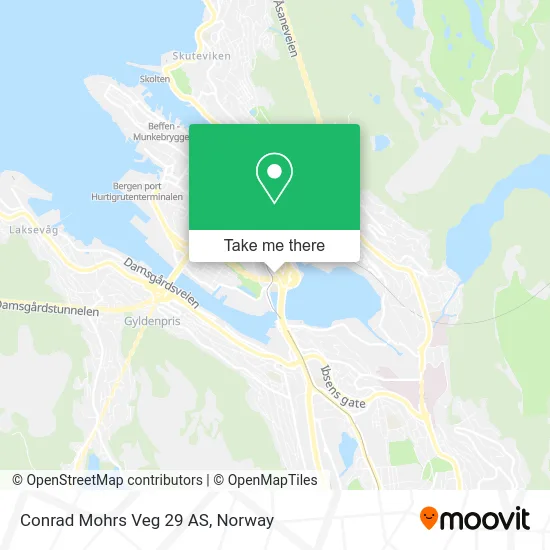 Conrad Mohrs Veg 29 AS map