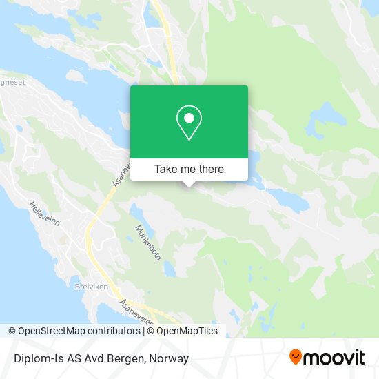 Diplom-Is AS Avd Bergen map