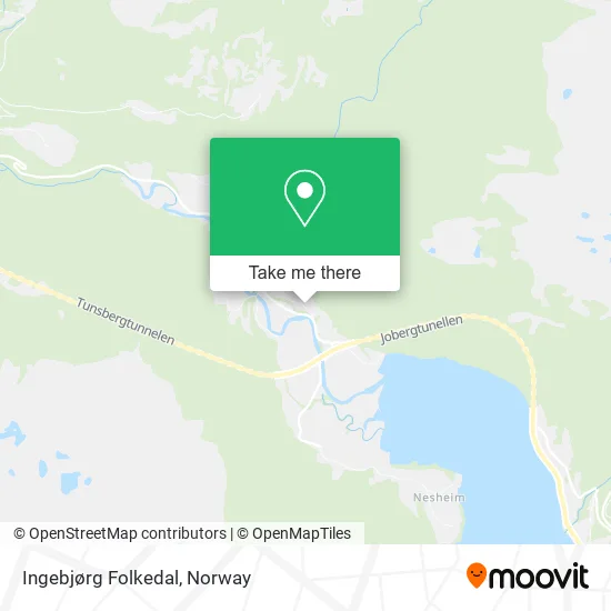 Ingebjørg Folkedal map