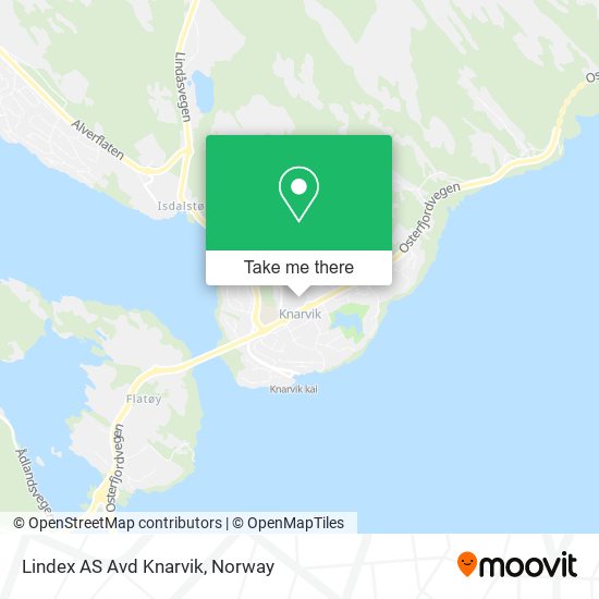 Lindex AS Avd Knarvik map