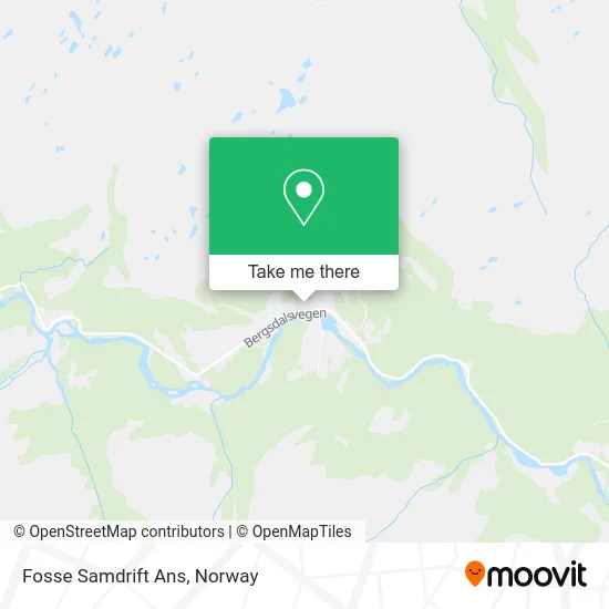 Fosse Samdrift Ans map