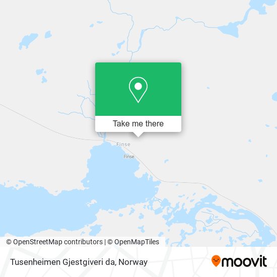 Tusenheimen Gjestgiveri da map