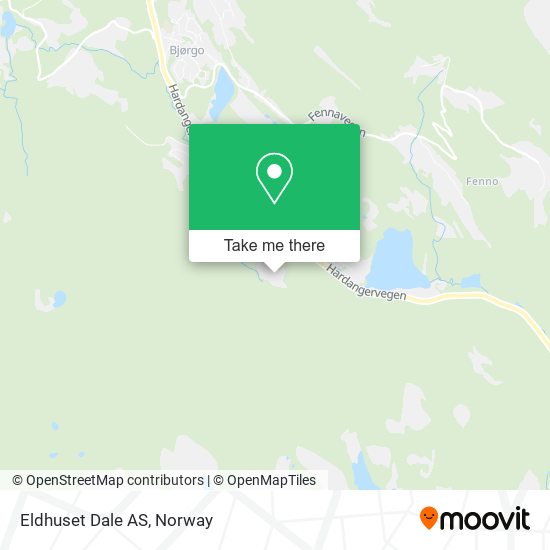 Eldhuset Dale AS map