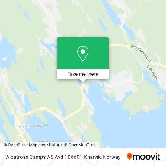 Albatross Camps AS Avd 106601 Knarvik map