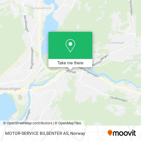 MOTOR-SERVICE BILSENTER AS map