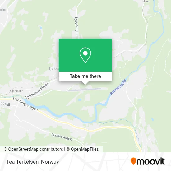 Tea Terkelsen map