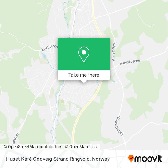 Huset Kafè Oddveig Strand Ringvold map
