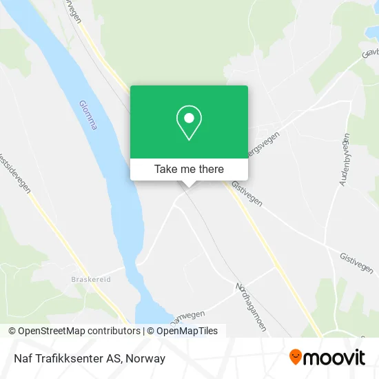 Naf Trafikksenter AS map