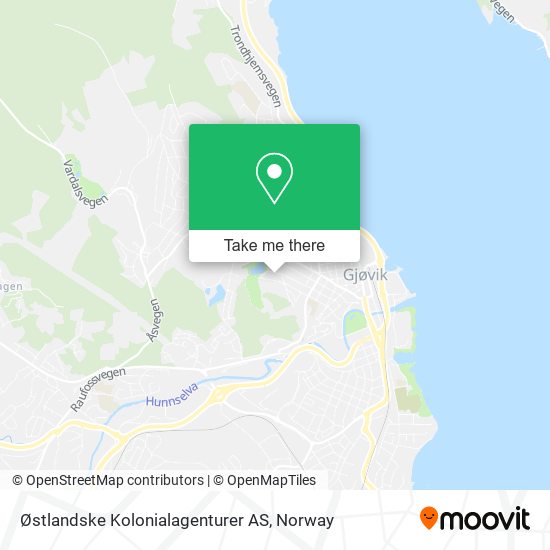 Østlandske Kolonialagenturer AS map