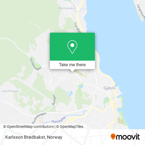 Karlsson Brødbakst map