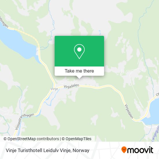 Vinje Turisthotell Leidulv Vinje map