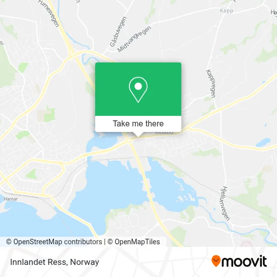 Innlandet Ress map