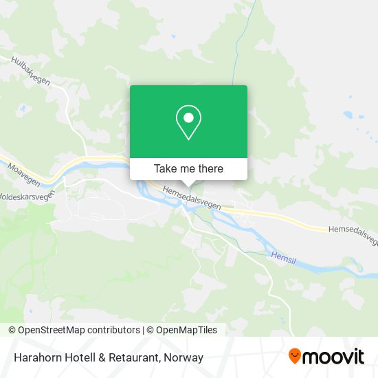 Harahorn Hotell & Retaurant map