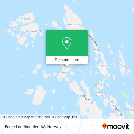 Fedje Landhandleri AS map