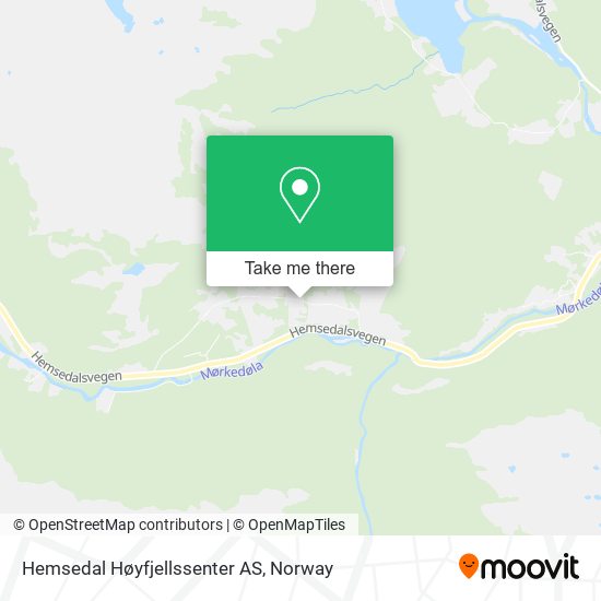 Hemsedal Høyfjellssenter AS map
