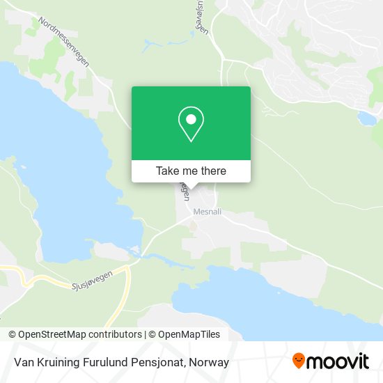 Van Kruining Furulund Pensjonat map