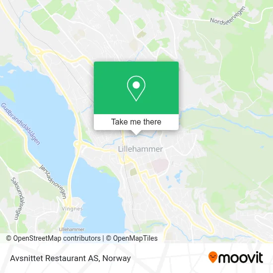 Avsnittet Restaurant AS map