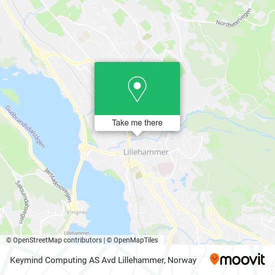 Keymind Computing AS Avd Lillehammer map