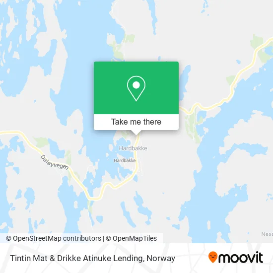 Tintin Mat & Drikke Atinuke Lending map