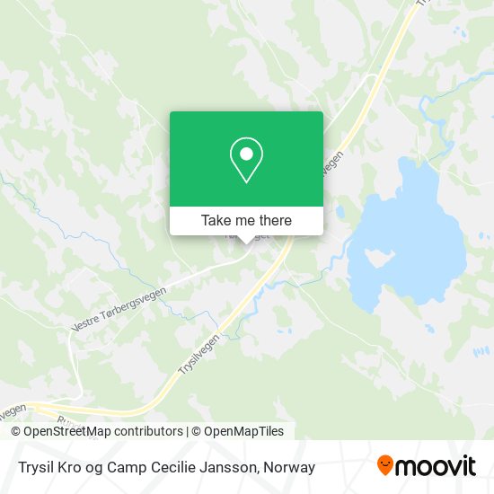 Trysil Kro og Camp Cecilie Jansson map