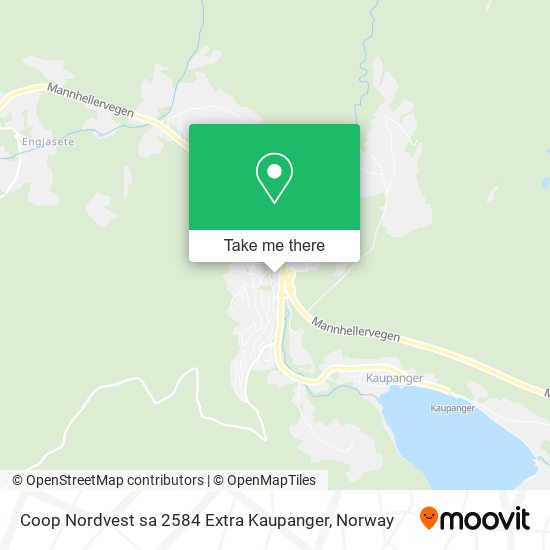 Coop Nordvest sa 2584 Extra Kaupanger map