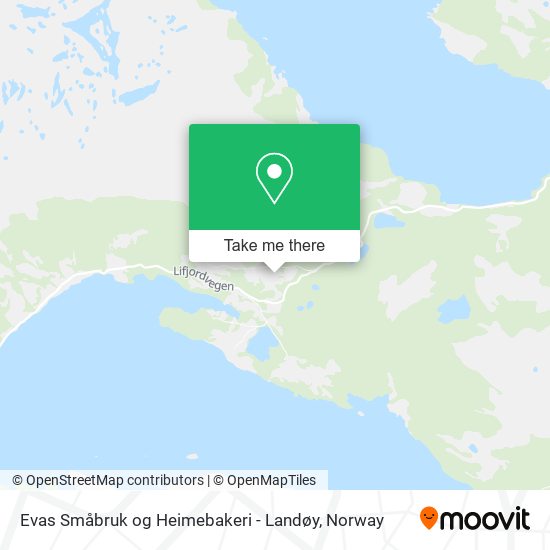 Evas Småbruk og Heimebakeri - Landøy map