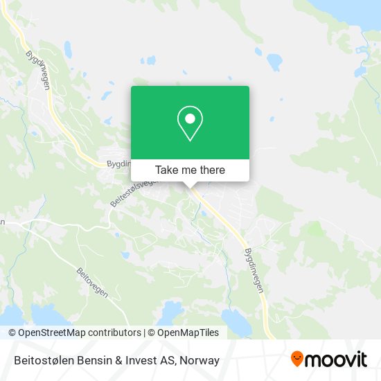 Beitostølen Bensin & Invest AS map